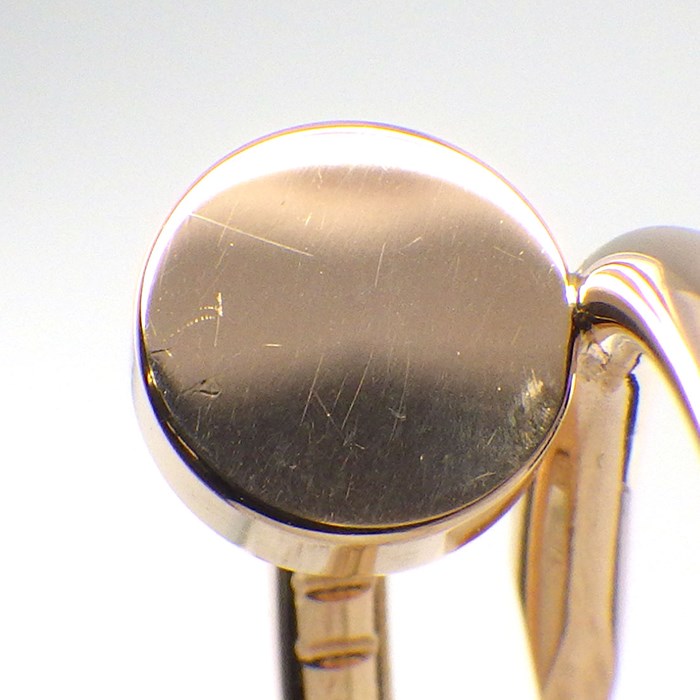  カルティエ Cartier リング ジュスト アン クル SM B4225846 釘モチーフ K18PG 6号 / #46 【中古】