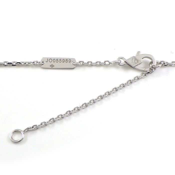 ヴァンクリーフ＆アーペル Van Cleef & Arpels ネックレス ヴィンテージ アルハンブラ VCARF48700 ホワイト シェル K18WG 【中古】