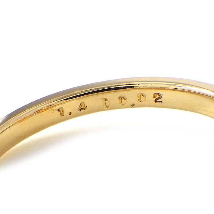 ポンテヴェキオ Ponte Vecchio リング バタフライ 蝶 モチーフ マルチカラー サファイア 計1.4ct 2ポイント ダイヤモンド 計0.02ct K18YG 13号 【中古】