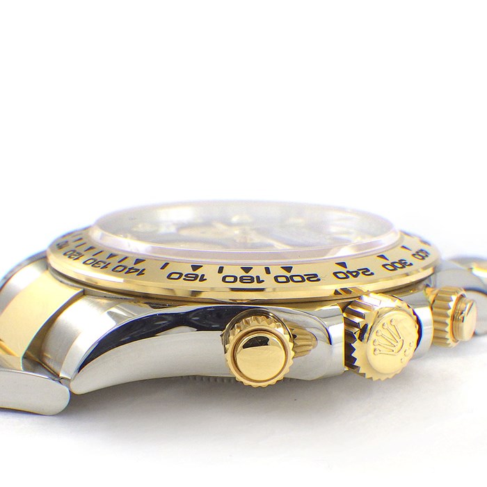 ロレックス Rolex 腕時計 コスモグラフ デイトナ 116503NG クロノグラフ タキメーター スモールセコンド ロレゾール 8ポイント ダイヤモンド インデックス ブラックシェル 文字盤 K18YG SS 自動巻き 【箱・保付き】 【中古】