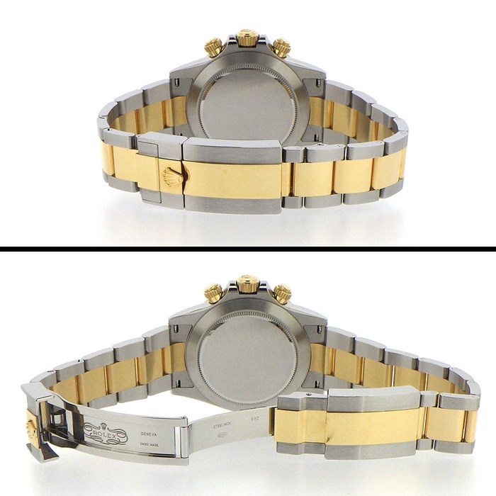 ロレックス Rolex 腕時計 コスモグラフ デイトナ 116503NG クロノグラフ タキメーター スモールセコンド ロレゾール 8ポイント ダイヤモンド インデックス ブラックシェル 文字盤 K18YG SS 自動巻き 【箱・保付き】 【中古】