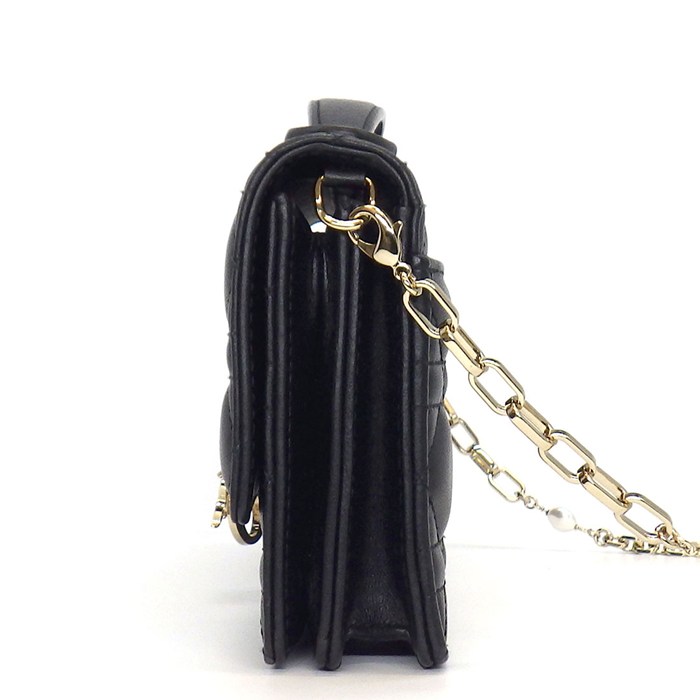 ディオール Dior チェーンショルダーバッグ マイディオール ミニバッグ S0980ONMJ_M900 ブラック カナージュ ラムスキン 【中古】