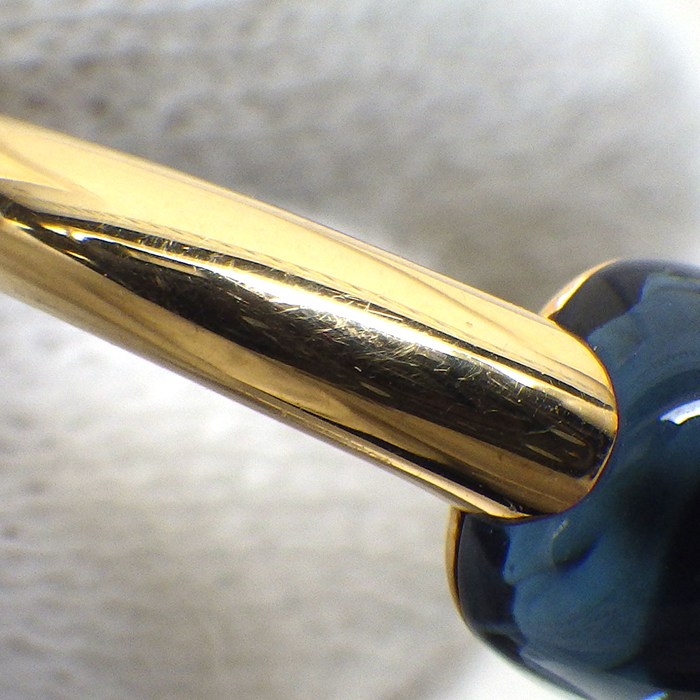 ポメラート Pomellato リング マーマノンマーマ 1ポイント ブルー トパーズ K18PG 10.5号 / #53 【中古】