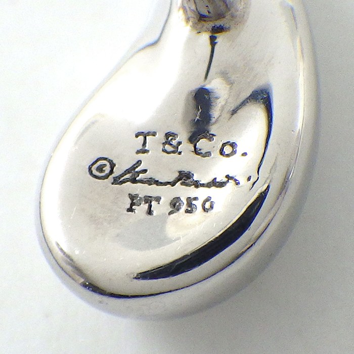 ティファニー Tiffany & Co. ピアス ティアドロップ PT950 【中古】