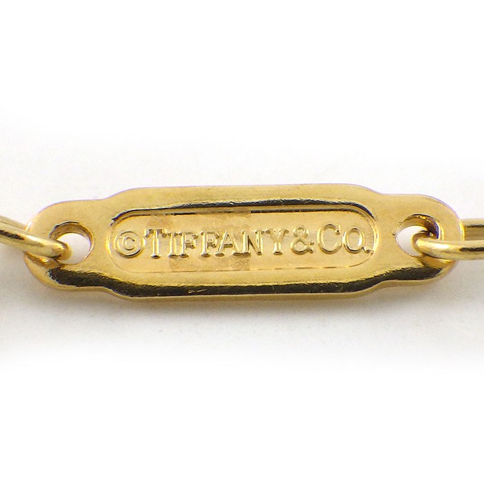 ティファニー Tiffany & Co. ネックレス Tスマイル ミニ マイクロ 62617683 ダイヤモンド 0.03ct K18YG 【中古】