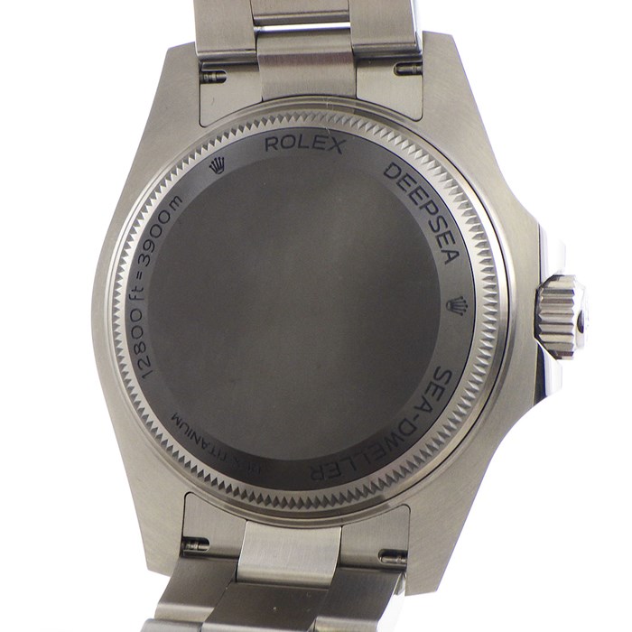 ロレックス Rolex 腕時計 シードゥエラーディープシー 136660 ブラック文字盤 黒 カレンダー 夜光インデックス 回転ベゼル オイスタースチール SS 自動巻き 【中古】