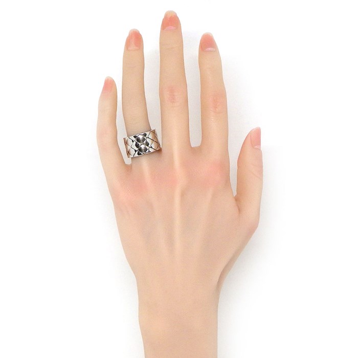 シャネル CHANEL リング マトラッセ キルティング K18WG 12.5号 【中古】
