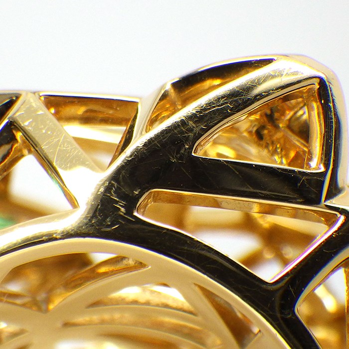 【カルティエ Cartier】リング パンテール パンサー モチーフ N4767900 ツァボライトガーネット オニキス K18YG 14号 / #55 【箱・保付き】 