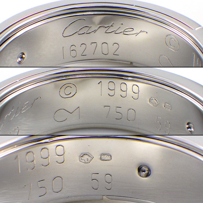 K18 いかがわしい 21.5号 9.45g WG nm-251)カルティエラブリング
