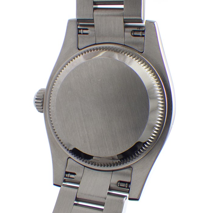 ロレックス Rolex 腕時計 オイスターパーペチュアル 176200 ルーレット刻印 カレンダー 夜光インデックス 夜光針 ホワイト 文字盤 SS 自動巻き 【中古】