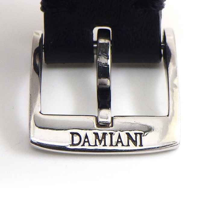 ダミアーニ DAMIANI ブレスレット D サイド ダイヤモンド SV925 革 【中古】