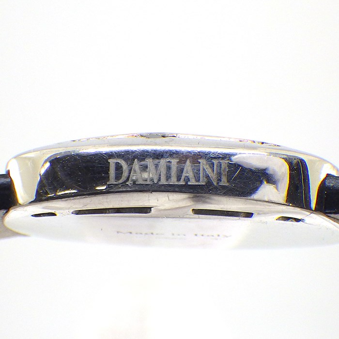 ダミアーニ DAMIANI ブレスレット D サイド ダイヤモンド SV925 革 【中古】