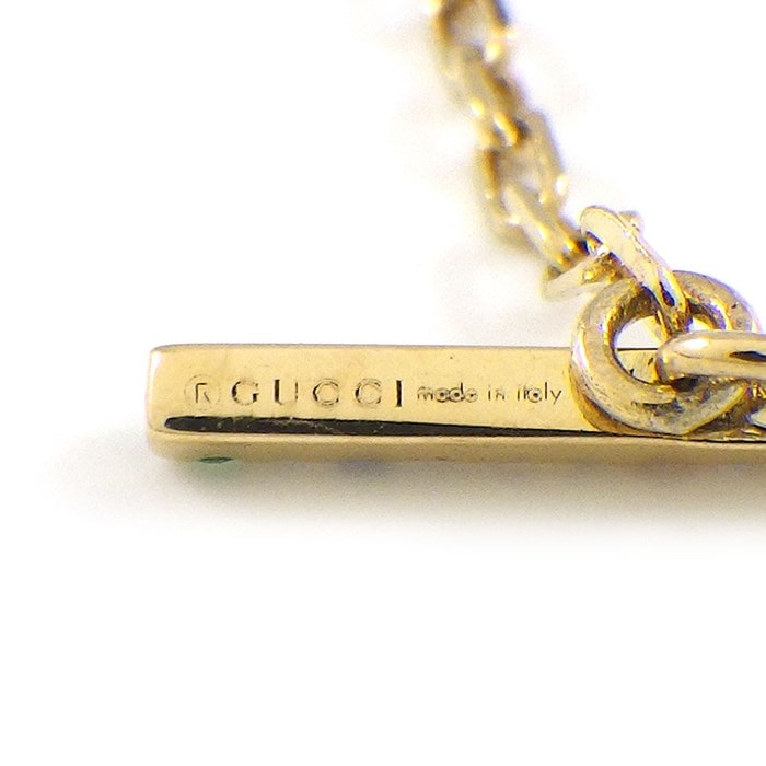 GUCCI グッチ GGランニング カラーストーン ブレスレット 750YG GUCCI グッチ GGランニング カラーストーン ブレスレット 750YG