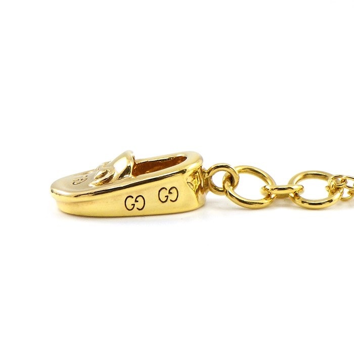 グッチ GUCCI】ネックレス ビット ローファー 靴 モチーフ GG