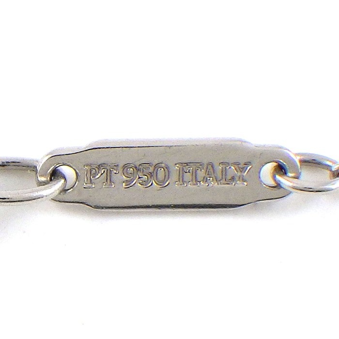 ティファニー Tiffany & Co. ネックレス アリア 3ポイント ダイヤモンド PT950 【中古】