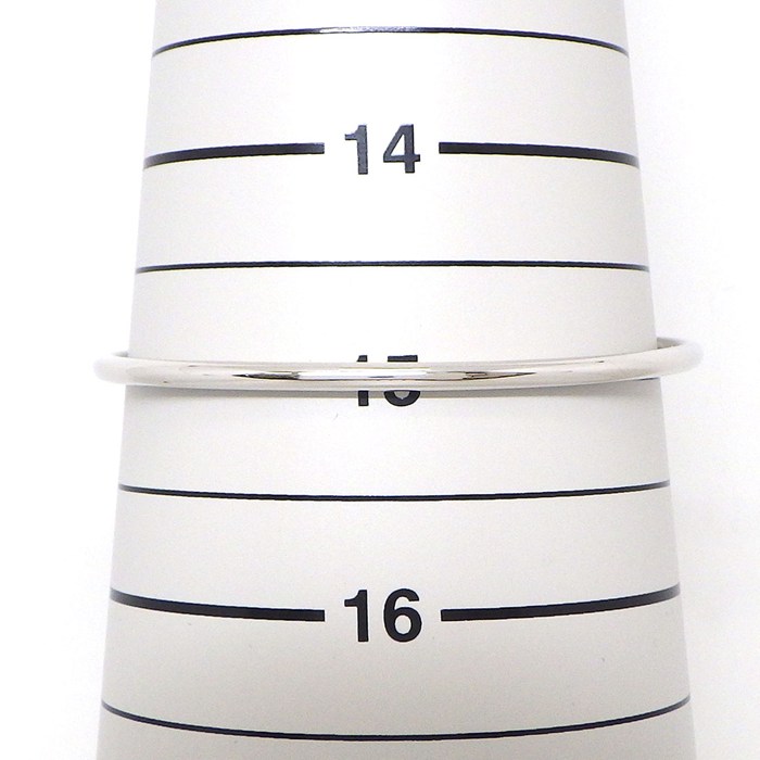ティファニー Tiffany & Co. バングル Tワイヤー ミディアム 60010750 ダイヤモンド 計0.24ct K18WG / #S 【中古】