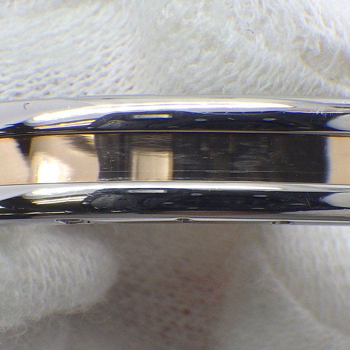 ブルガリ BVLGARI バングル B-zero1 ビーゼロワン オープン ロゴ 2カラー K18YG SS / #sm 【中古】