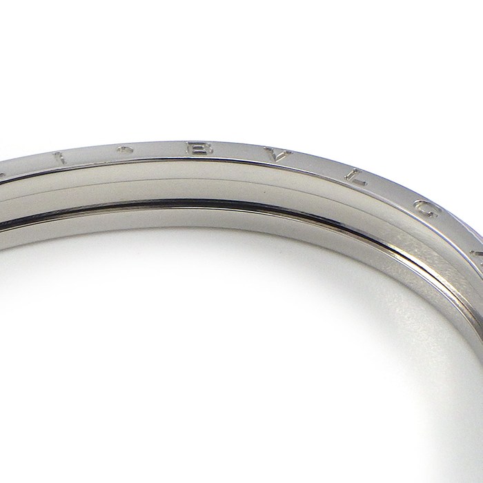 ブルガリ BVLGARI バングル B-zero1 ビーゼロワン オープン ロゴ 2カラー K18YG SS / #sm 【中古】