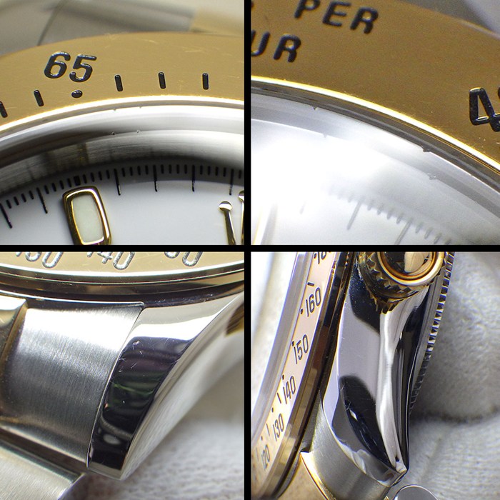 ロレックス Rolex 腕時計 コスモグラフ デイトナ 116523 Z番 2006年製 ホワイト文字盤 クロノグラフ タキメーター スモールセコンド K18YG SS 自動巻き 【箱・保付き】 【中古】
