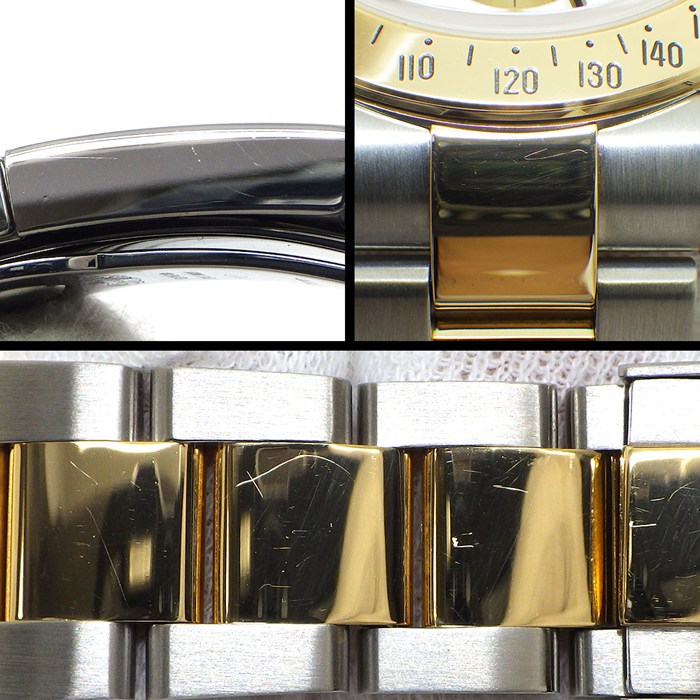 ロレックス Rolex 腕時計 コスモグラフ デイトナ 116523 Z番 2006年製 ホワイト文字盤 クロノグラフ タキメーター スモールセコンド K18YG SS 自動巻き 【箱・保付き】 【中古】