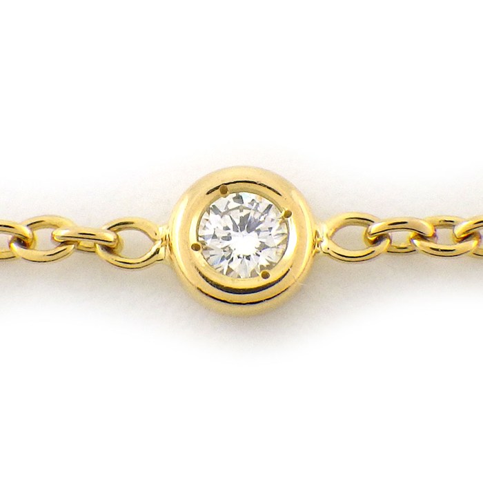 クリスチャンディオール Christian Dior ブレスレット ミミウィ 1ポイント ダイヤモンド K18YG 【中古】