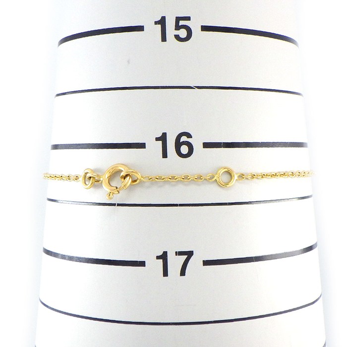 クリスチャンディオール Christian Dior ブレスレット ミミウィ 1ポイント ダイヤモンド K18YG 【中古】