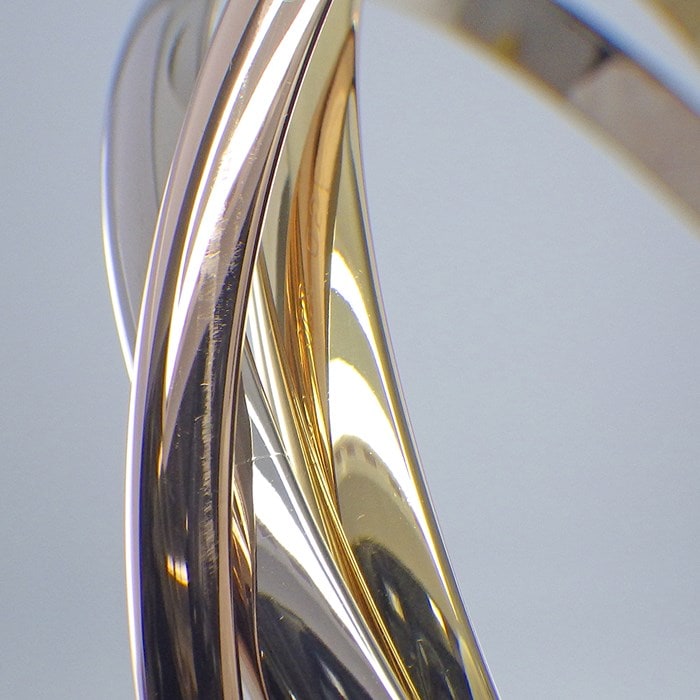 カルティエ Cartier バングル トリニティ 3連 スリーカラー K18PG K18WG K18YG 【中古】