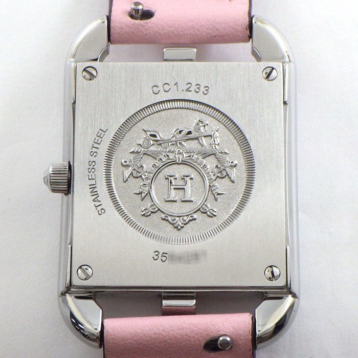 エルメス HERMES 腕時計 ケープコッド PM ドゥブルトゥール CC1.233  