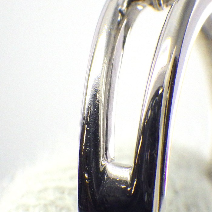 タサキ 田崎真珠 TASAKI リング 2ロウ マルチカット マーキスカット ハートシェイプ ダイヤモンド 計0.52ct K18WG 11.5号 【中古】