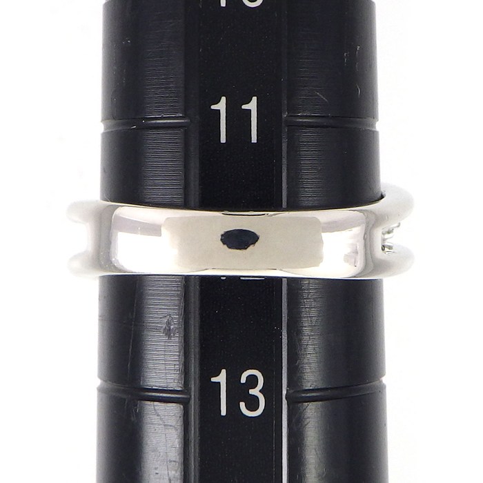 タサキ 田崎真珠 TASAKI リング 2ロウ マルチカット マーキスカット ハートシェイプ ダイヤモンド 計0.52ct K18WG 11.5号 【中古】