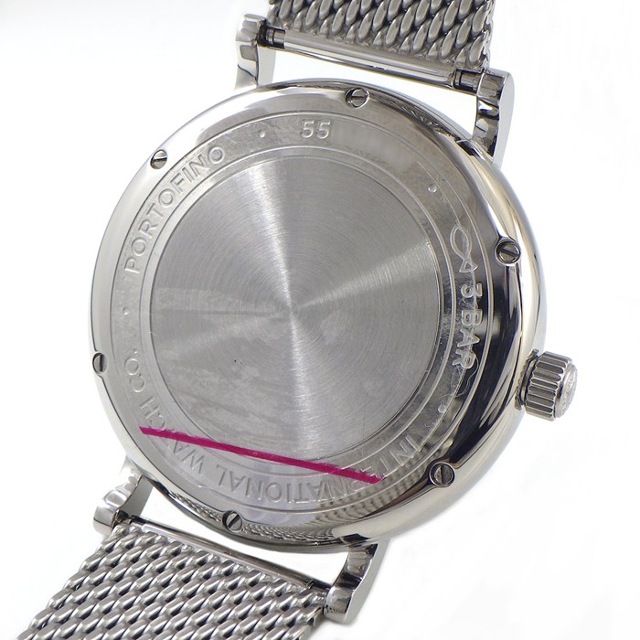 IWC 腕時計 ポートフィノ IW458110 12ポイント ダイヤインデックス サンレイ グレー文字盤 デイト SS 自動巻き 【中古】
