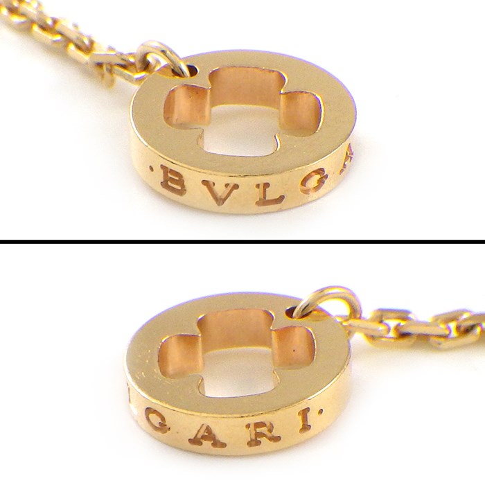 ブルガリ BVLGARI ネックレス フィオレヴァー 357137 フラワー スウィング ドロップ ダイヤモンド 計0.19ct K18PG 【中古】