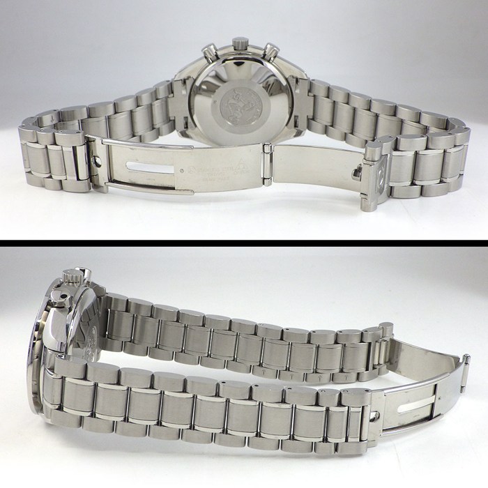 オメガ OMEGA 腕時計 スピードマスター マーク40 コスモス 3520.50.00 ブラック文字盤 クロノグラフ タキメーター スモールセコンド トリプルカレンダー SS 自動巻き 【中古】【OH済み】