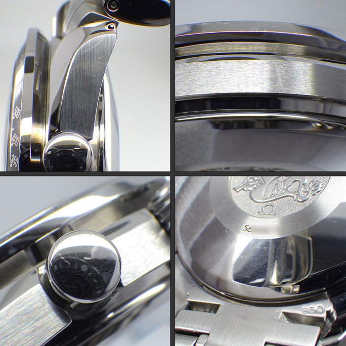 オメガ OMEGA 腕時計 スピードマスター マーク40 コスモス 3520.50.00 ブラック文字盤 クロノグラフ タキメーター スモールセコンド トリプルカレンダー SS 自動巻き 【中古】【OH済み】