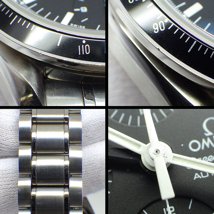 オメガ OMEGA 腕時計 スピードマスター マーク40 コスモス 3520.50.00 ブラック文字盤 クロノグラフ タキメーター スモールセコンド トリプルカレンダー SS 自動巻き 【中古】【OH済み】