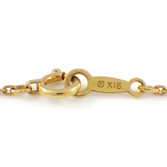 ミキモト MIKIMOTO ネックレス パール 7.5mm珠 K18YG 【中古】