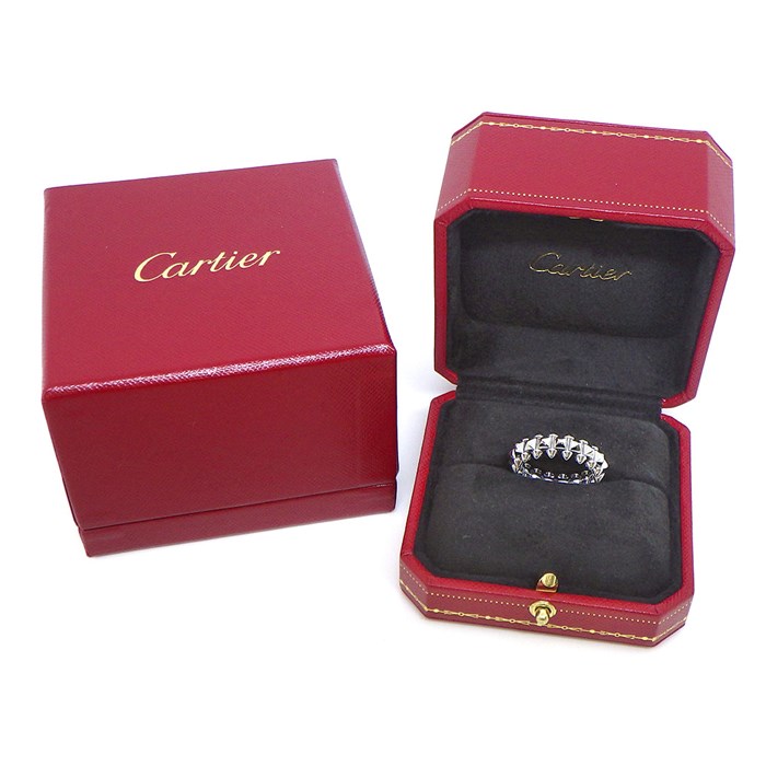 カルティエ ラブリング Pt950 #58 7g 18号