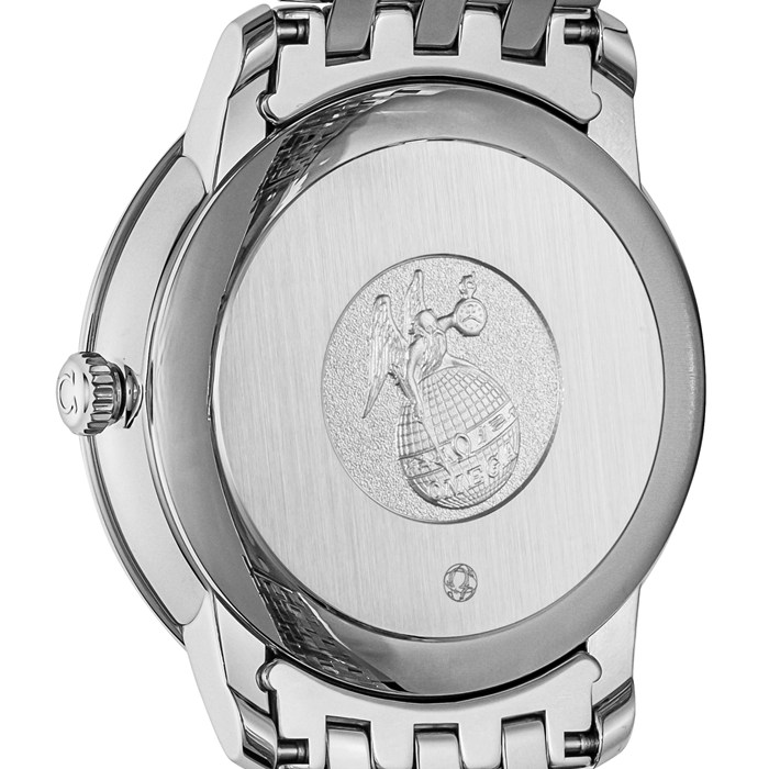 【新品・2年保証】オメガ OMEGA 腕時計 デ・ヴィル プレステージ コーアクシャル 424.10.37.20.04.001 ホワイト文字盤 デイト クロノメーター SS 自動巻き 【箱・保付き】