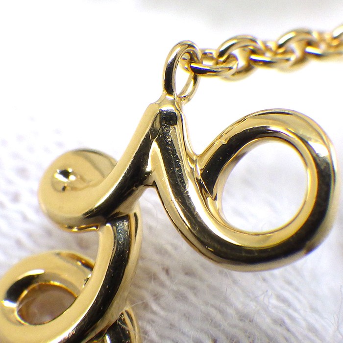 クリスチャンディオール Christian Dior ネックレス ディオールアムール JOUI95051_0000 1ポイント ダイヤモンド 0.03ct K18YG 【中古】