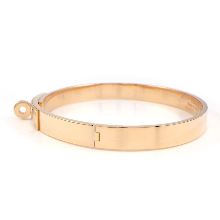 エルメス HERMES ブレスレット ケリー PM H109032B 00SH 4ポイント ダイヤモンド 計0.2ct K18PG / #SH 【中古】