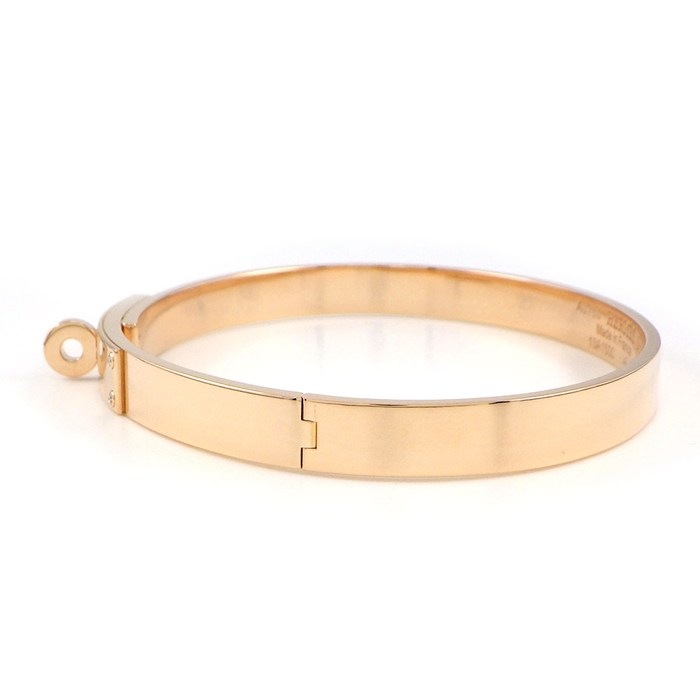 エルメス HERMES ブレスレット ケリー PM H109032B 00SH 4ポイント ダイヤモンド 計0.2ct K18PG / #SH 【中古】