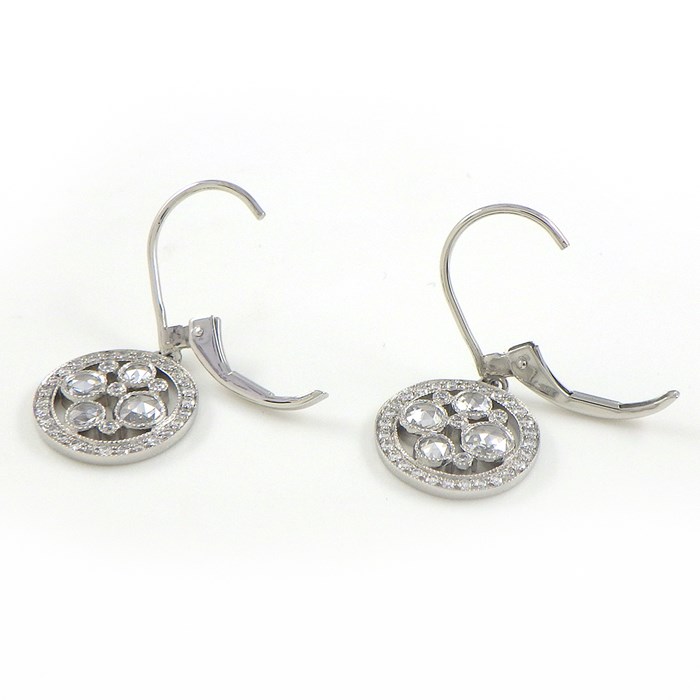 ＊＊COCO＊＊✾14kgf 大粒ティファニーストーンピアス♡ ティファニー Tiffany & Co. ピアス コブルストーン 4ポイント