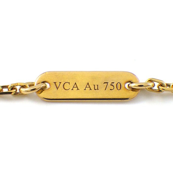 ヴァンクリーフ＆アーペル Van Cleef & Arpels ネックレス ヴィンテージ アルハンブラ VCARA45800 オニキス K18YG 【中古】
