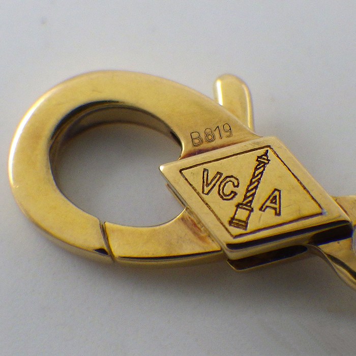 ヴァンクリーフ＆アーペル Van Cleef & Arpels ネックレス ヴィンテージ アルハンブラ VCARA45800 オニキス K18YG 【中古】