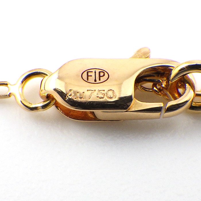 フレッド FRED ブレスレット フォース10 スモール フル パヴェ ダイヤモンド K18PG 【中古】