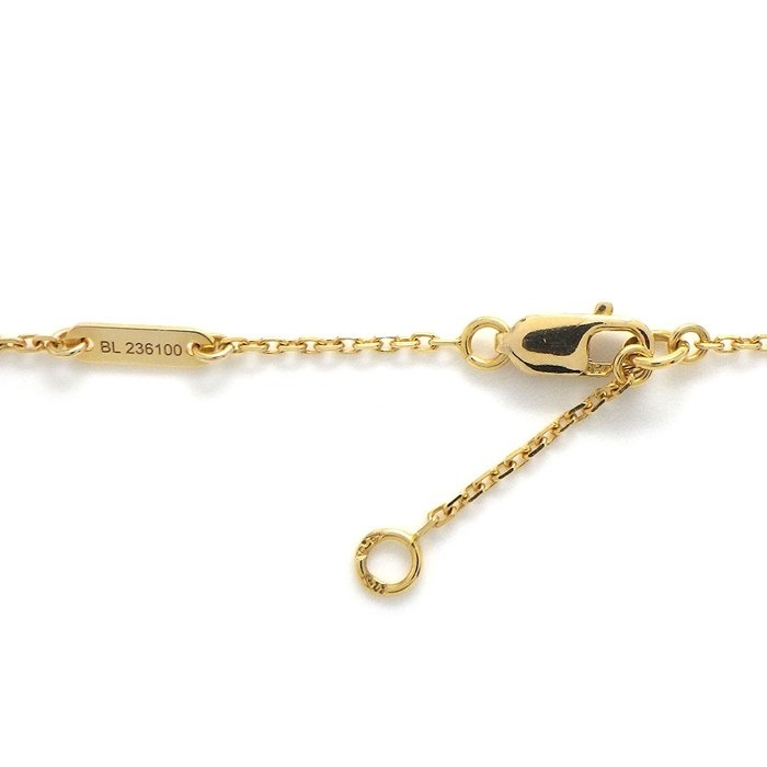 ヴァンクリーフ＆アーペル Van Cleef & Arpels ネックレス スウィートアルハンブラ パピヨン VCARF69300 ホワイト シェル K18YG 白 【中古】