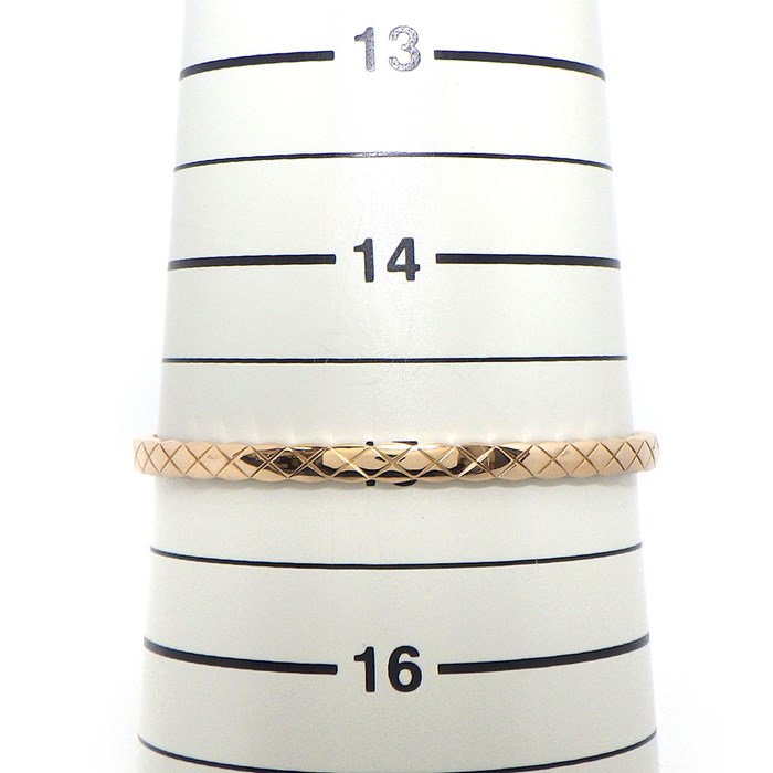 シャネル CHANEL バングル ココ クラッシュ オープン マトラッセ キルティング 2ポイント ダイヤモンド K18BG 【中古】