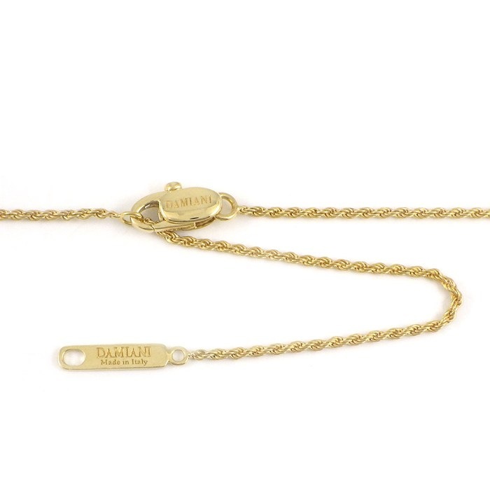ダミアーニ DAMIANI ネックレス ベル エポック クラウン M 20092687 クロス パヴェ ダイヤモンド 計1.05ct K18YG 【箱・保付き】 【中古】