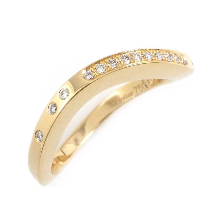 カルティエ ヌーベルバーグ リング K18WG 52号 （約12号） カルティエ