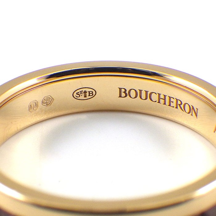ブシュロン BOUCHERON リング キャトル クラシック ソリテール JSL00323 1ポイント ダイヤモンド 0.20ct(G/VVS1/3EX) K18PG ブラウン PVD 10号 / #50 【中古】
